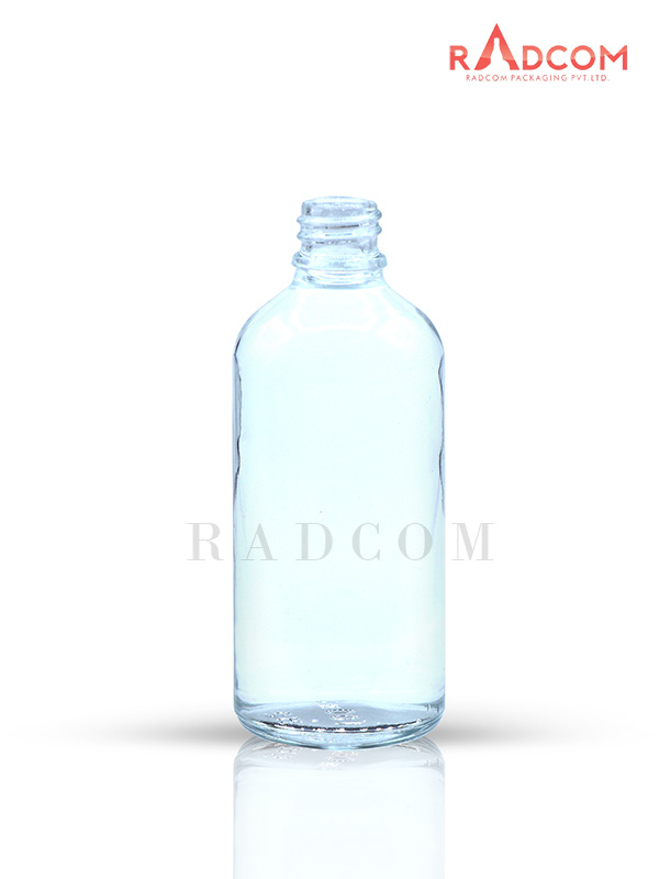 100ML Clear Glass Dropper Bottle